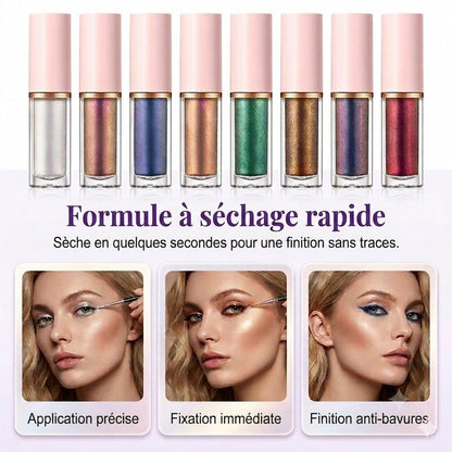 ✨ Kit de 8 eye-liners liquides pailletés