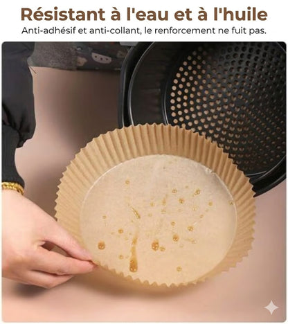 Paniers en papier cuisson pour Airfryer - [100 pièces]