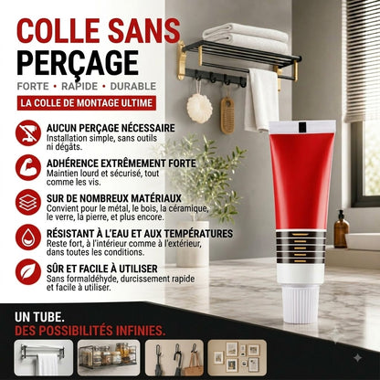 🔥📢 Offre limitée : 1 ACHETÉ + 1 OFFERT ! ✨ Colle sans clou – Adhérence ultra-forte sans perçage, idéale pour tous vos besoins de fixation ! ✨
