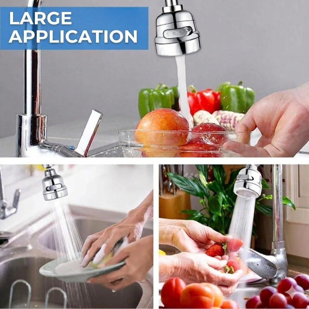 Douchette pour robinet de cuisine - Extension économiseur d'eau