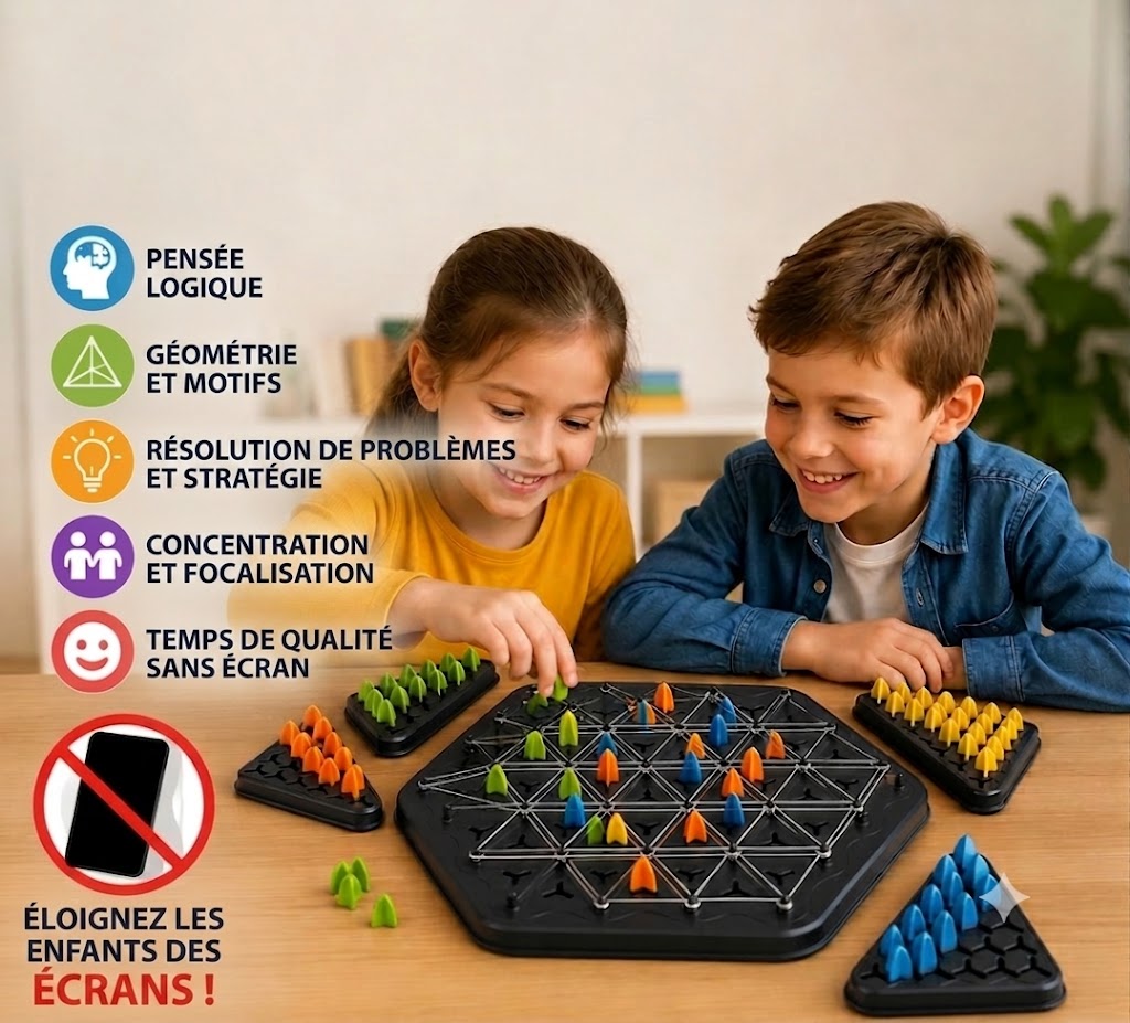 Triangle Hunter : Un jeu de société pour l'entraînement à la logique et à la géométrie