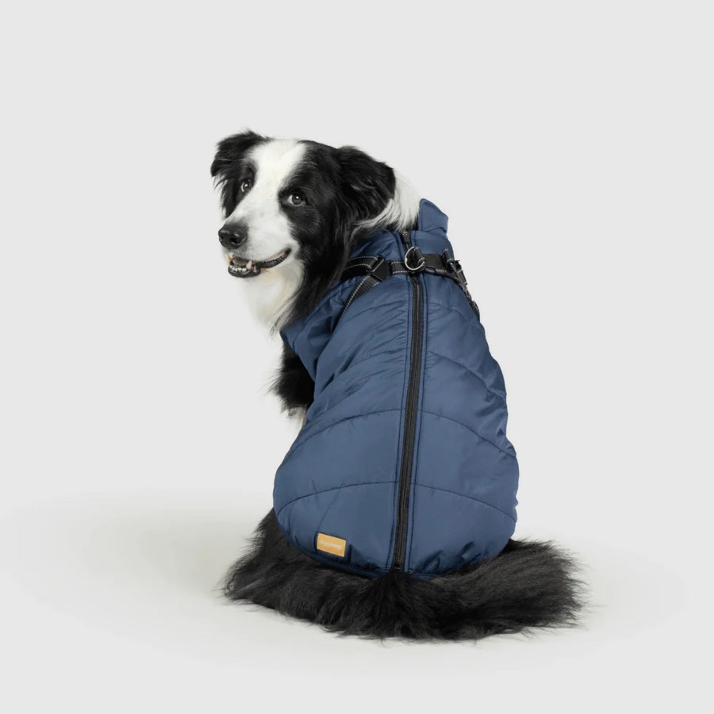 DoggyKings™ Manteau pour Chien avec Harnais Intégré - Imperméable et Chaud (Design 3-en-1)
