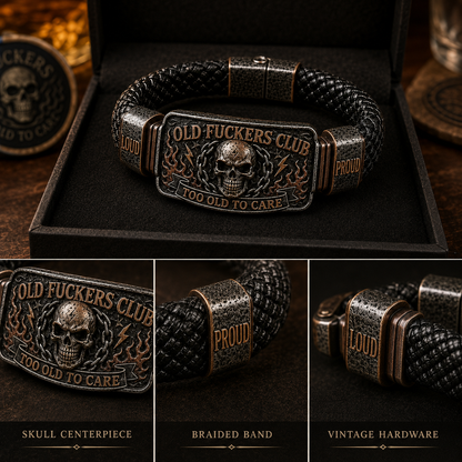 ☠️ Old Guys Club & Wild & Free 🪓 | Bracelet vintage édition limitée 2026