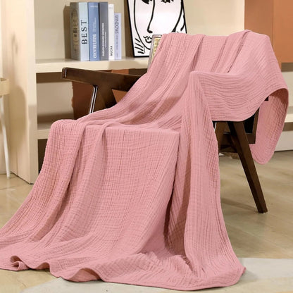 Couverture rafraîchissante en mousseline douce