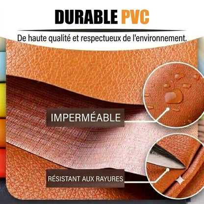 🛋️ Kit de réparation de cuir autocollant