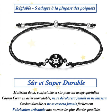 Cadeau de remise de diplôme significatif – Bracelet ajustable avec un beau message