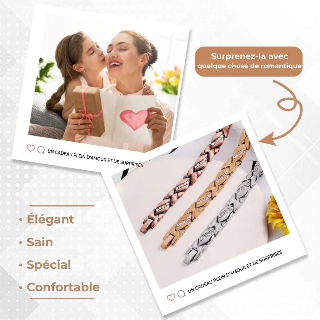 Bracelet magnétique en cuivre
