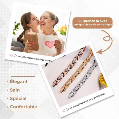 Bracelet magnétique en cuivre