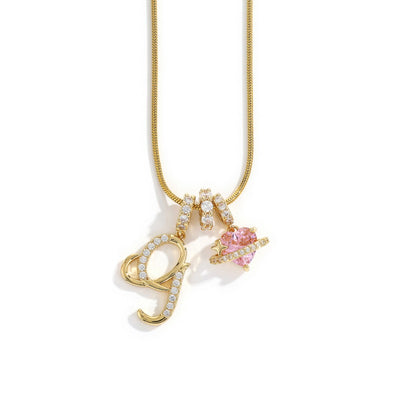 Élégant collier avec pendentif cœur
