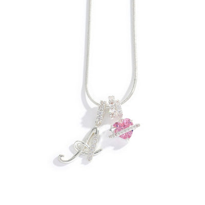 Élégant collier avec pendentif cœur