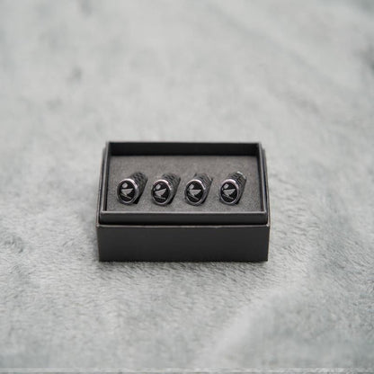 Kit de Bouchons de Valve Carbone de Luxe – Look Fibre de Carbone – Universel pour voiture, moto et vélo – Protection de roue sportive – [Lot de 4]