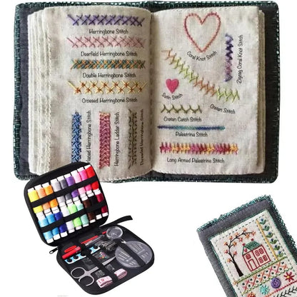 🌈Idéal pour débutants💕 Livret d'apprentissage des points de broderie