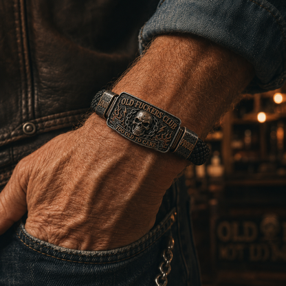 ☠️ Old Guys Club & Wild & Free 🪓 | Bracelet vintage édition limitée 2026