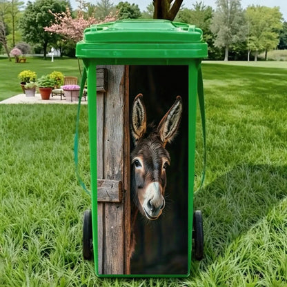Autocollants créatifs pour poubelles – Motifs de dessins animés colorés