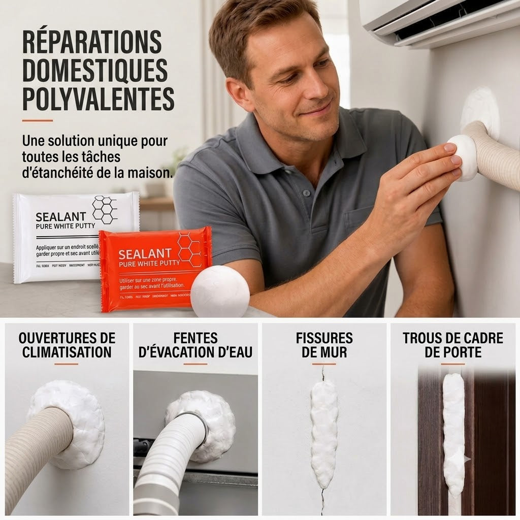 Colle d'étanchéité imperméable nouvelle génération (1 lot de 3 pièces)