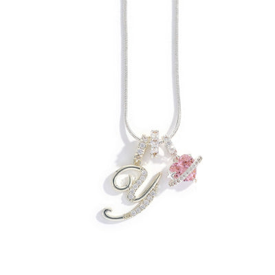 Élégant collier avec pendentif cœur