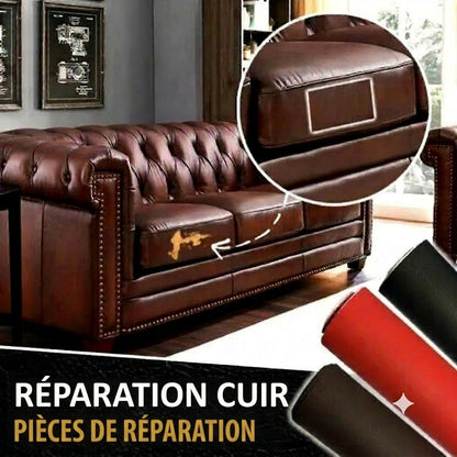 🛋️ Kit de réparation de cuir autocollant