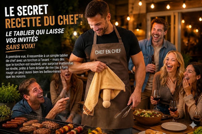 👨‍🍳 Le secret du chef – Ce tablier va épater vos invités ! 😂
