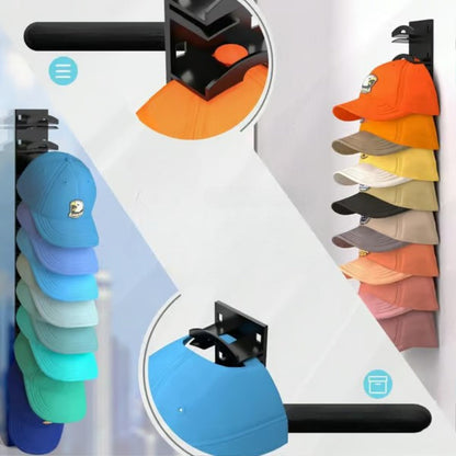 Organisateur de casquettes avec 10 clips - Pour cintre