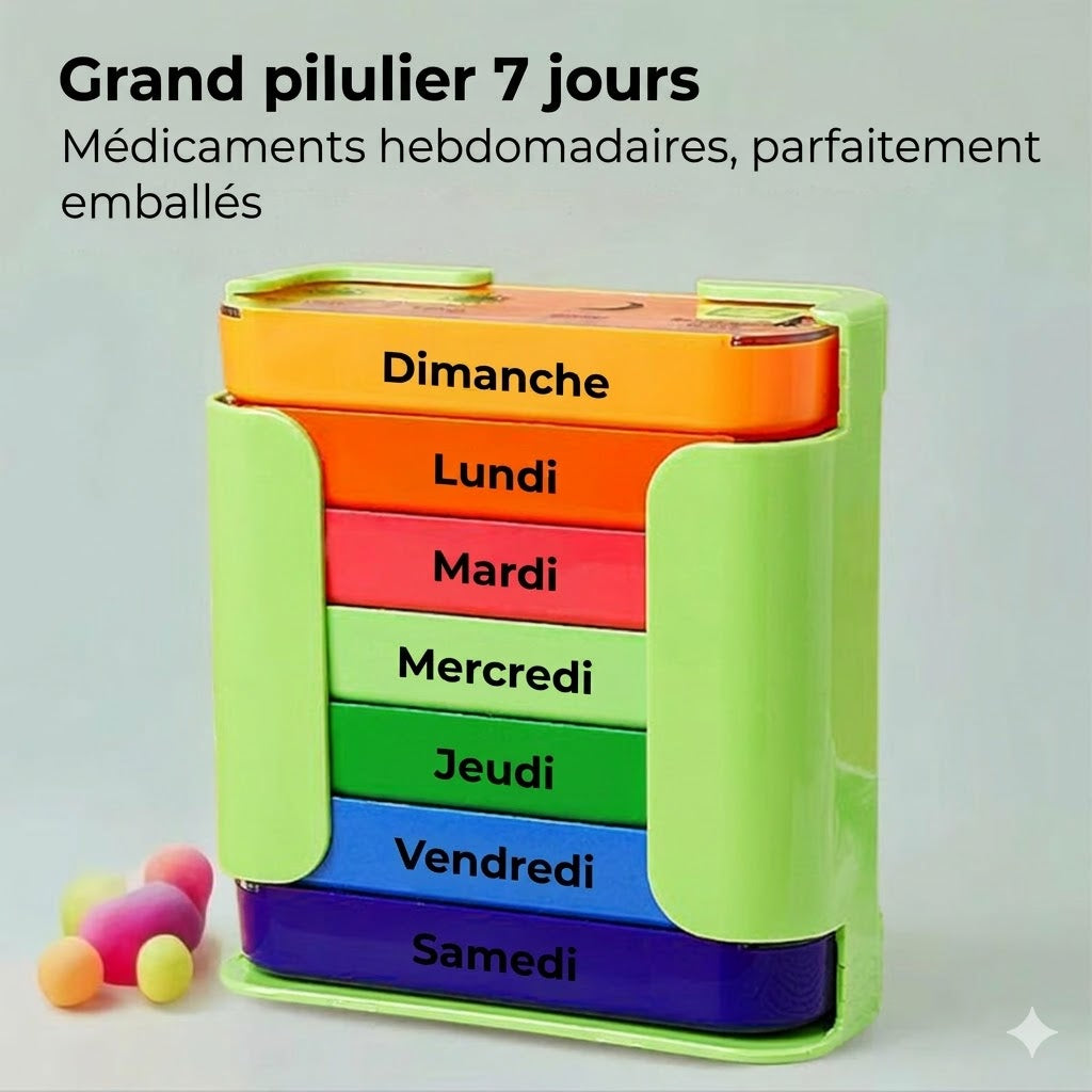 Pilulier hebdomadaire 7 jours