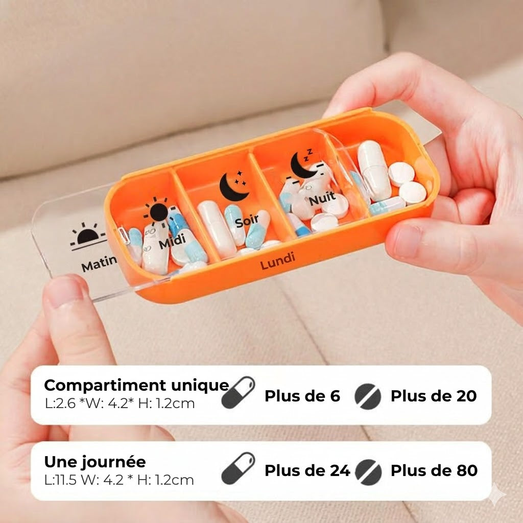 Pilulier hebdomadaire 7 jours