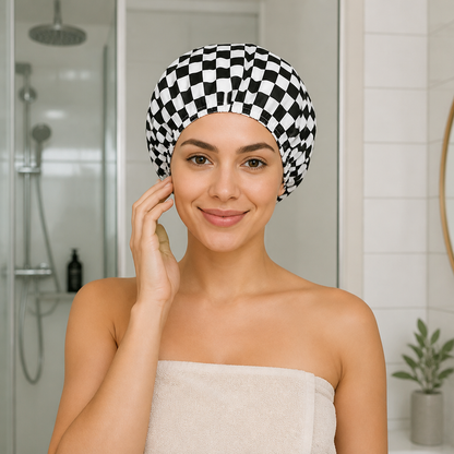 Bonnet de douche pratique