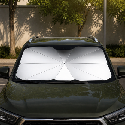 Pare-soleil pliable pour pare-brise – Protection UV efficace et protection solaire pour voiture 🚗☂️