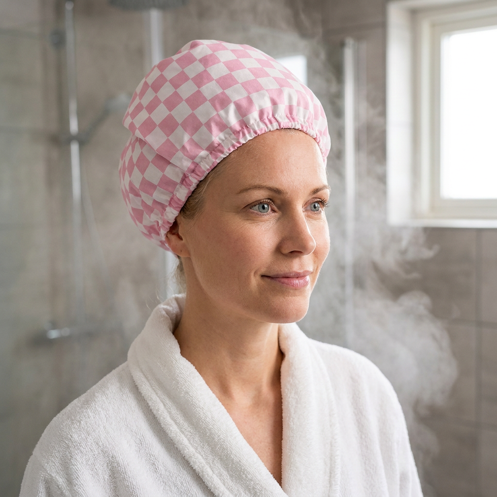Bonnet de douche pratique