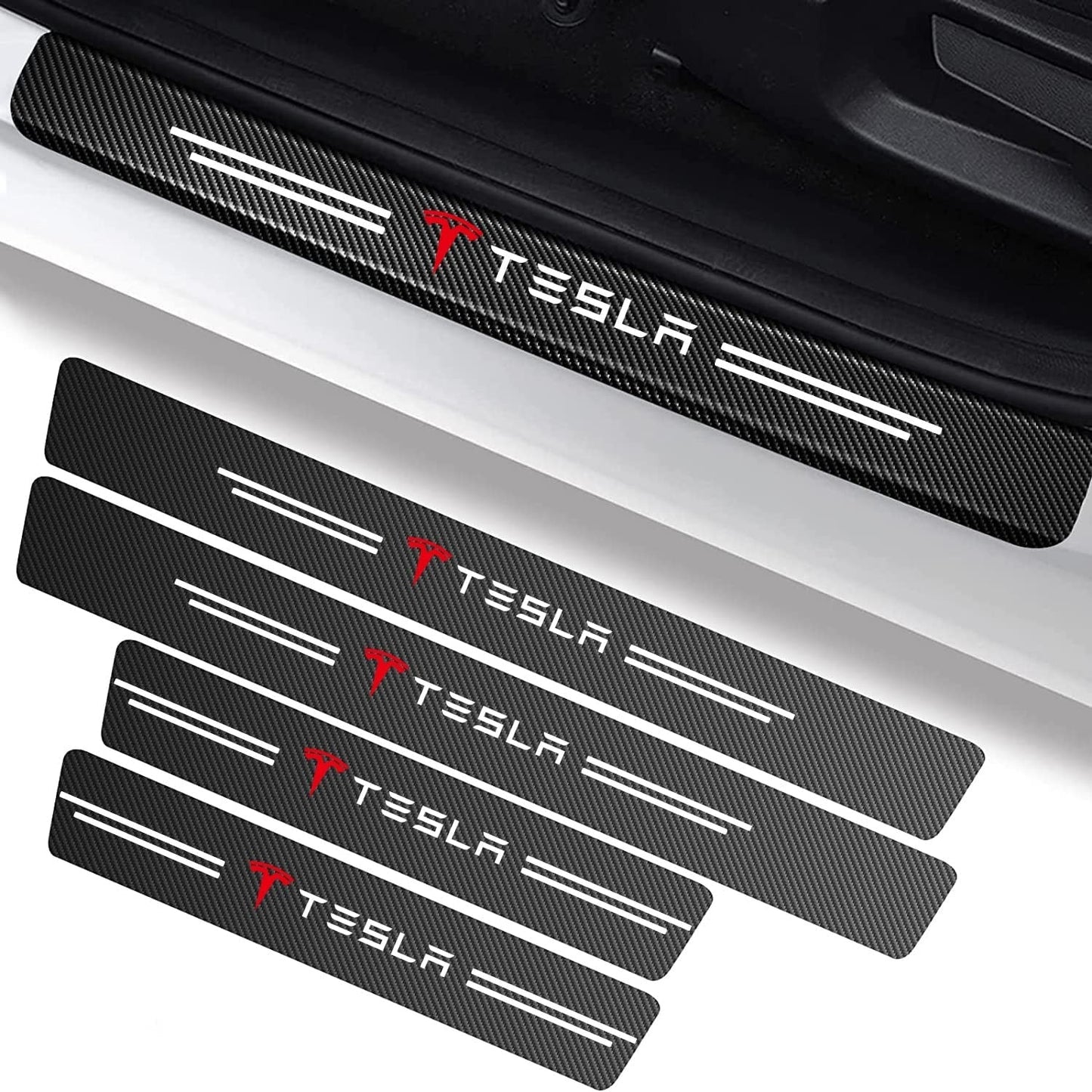 🚗 Sticker logo de voiture pour portière : 1 lot (4 portes)