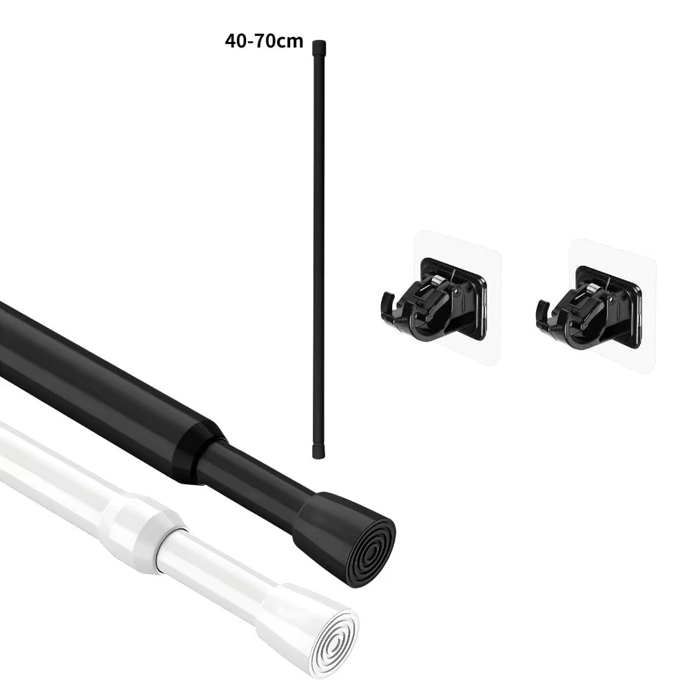 Supports de tringle à rideaux réglables sans clous (Lot de 2)