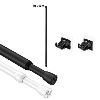 Supports de tringle à rideaux réglables sans clous (Lot de 2)