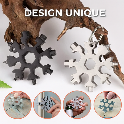 Outil Multifonction Flocon de Neige (18-en-1)