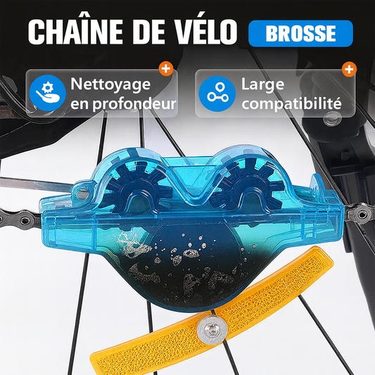 Outil Professionnel de Nettoyage de Chaîne de Vélo – Nettoyez Votre Chaîne Sans Effort !