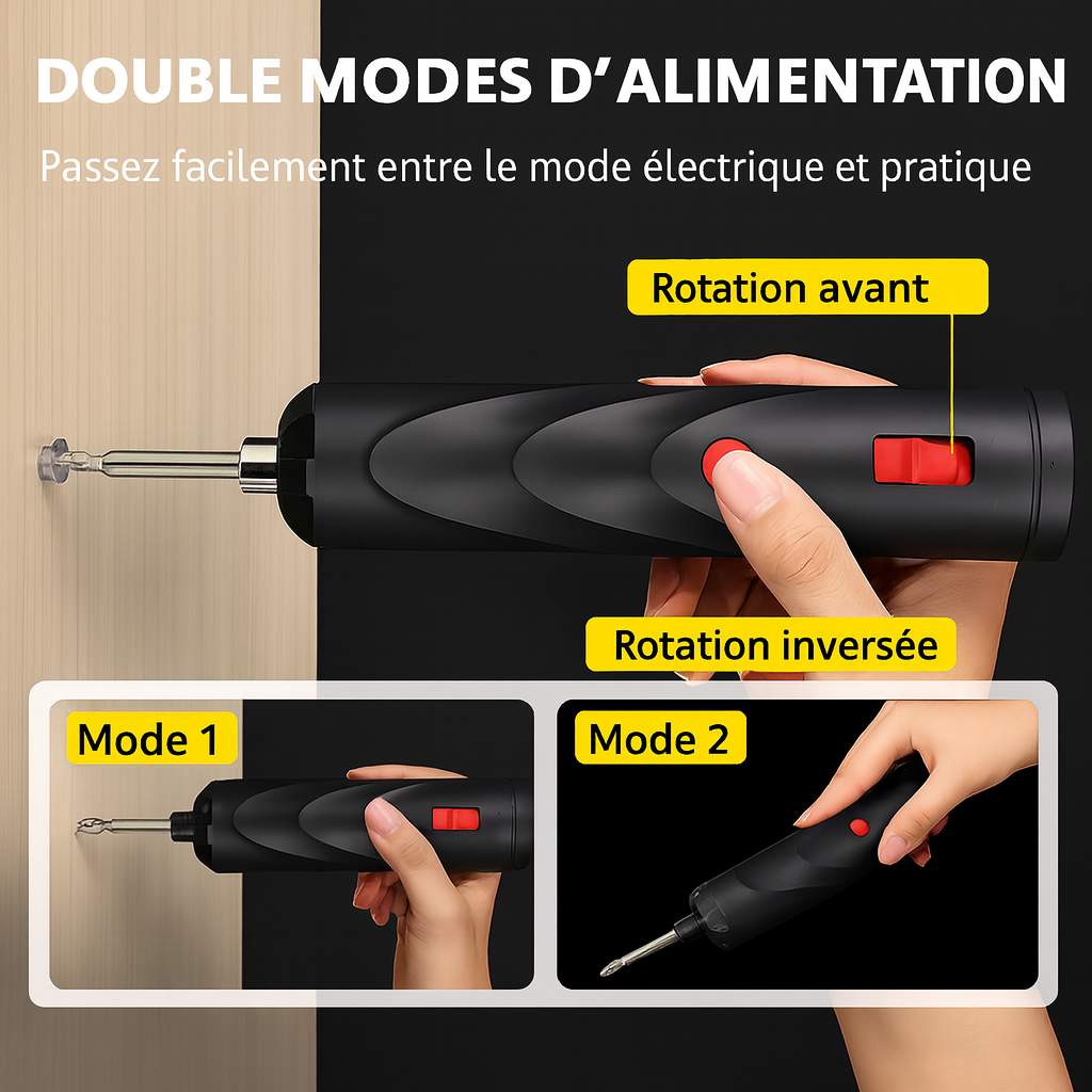 Ensemble de Tournevis Sans Fil