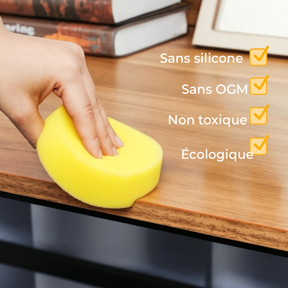 Cire d’abeille pour meubles et conditionneur pour bois