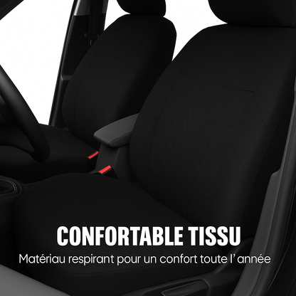 Ensemble de housses de siège auto robustes (look profil de pneu)