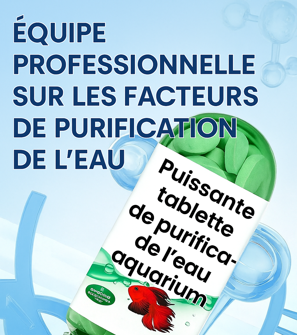 Comprimé professionnel d’amélioration de l’eau pour aquarium