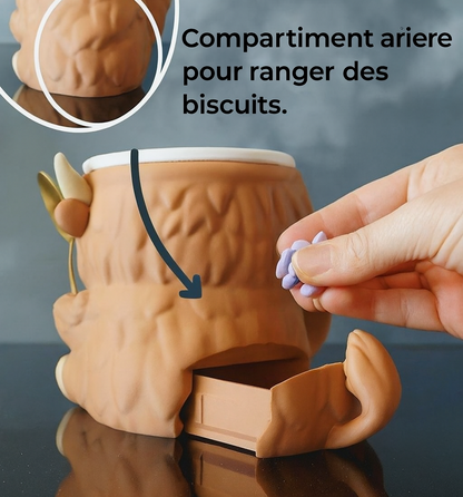 Support anti-gouttes pour glace (design vache)