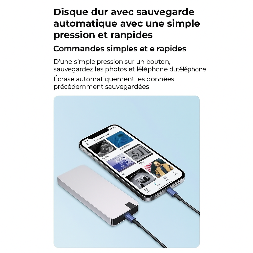 SSD externe rapide (USB 3.0)