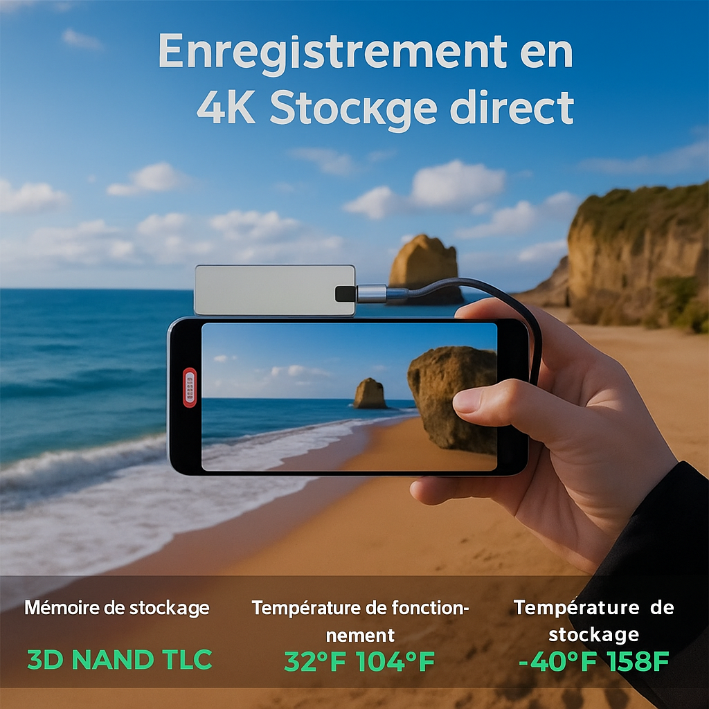 SSD externe rapide (USB 3.0)