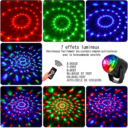 Boule disco RGB magique (portable)