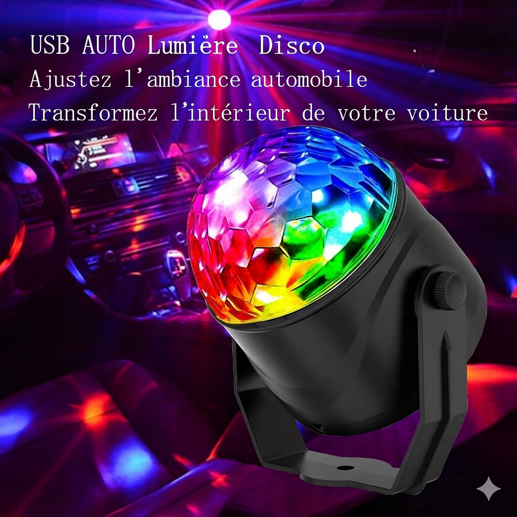 Boule disco RGB magique (portable)