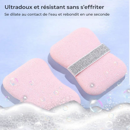 Éponge exfoliante pour la douche
