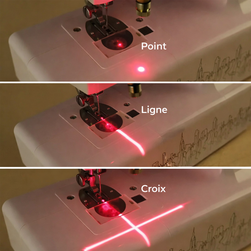 Guide Laser pour Machine à Coudre StitchLaser™ - Pour une couture droite