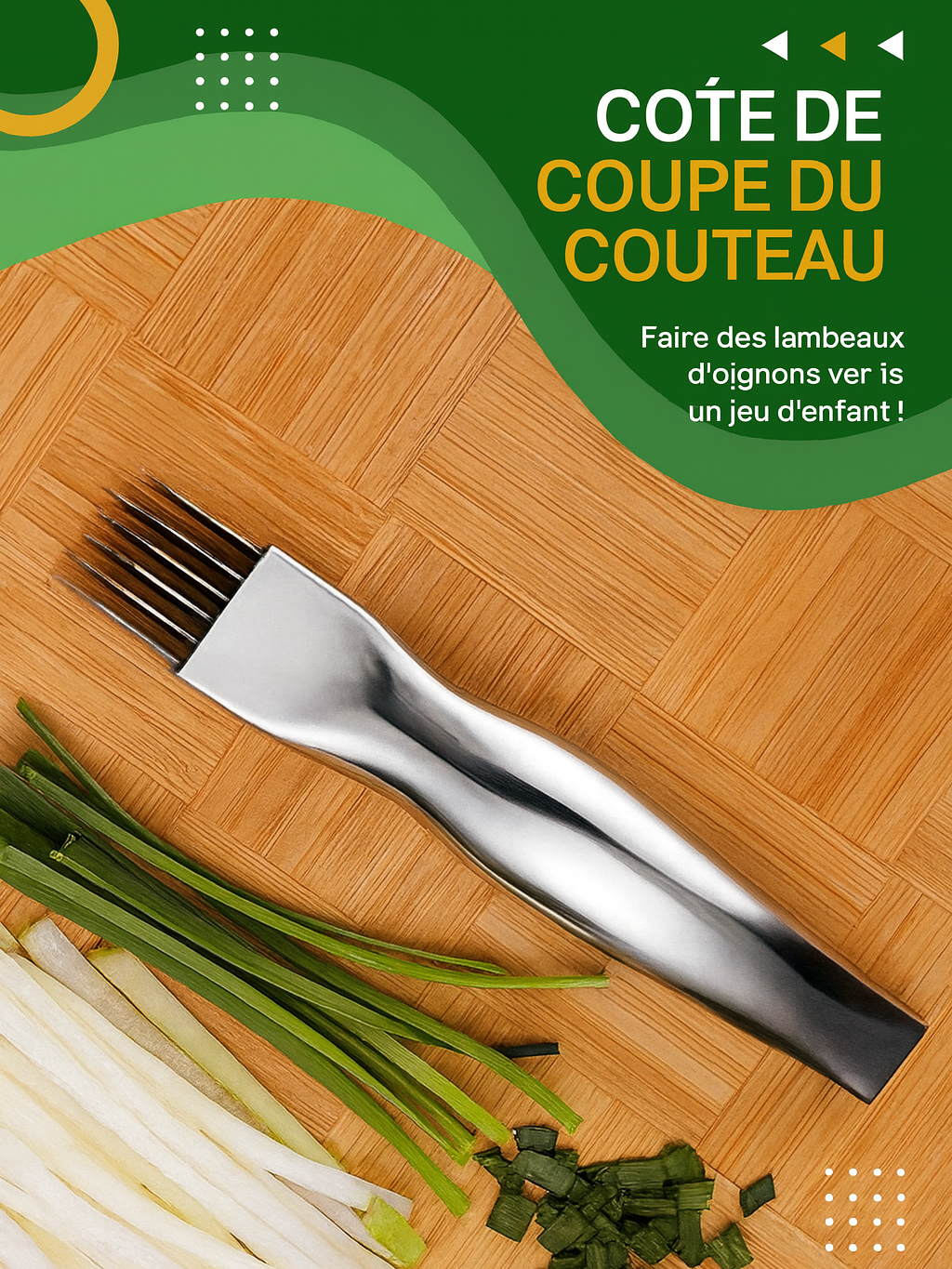 Coupe-julienne pour légumes (fines lanières)