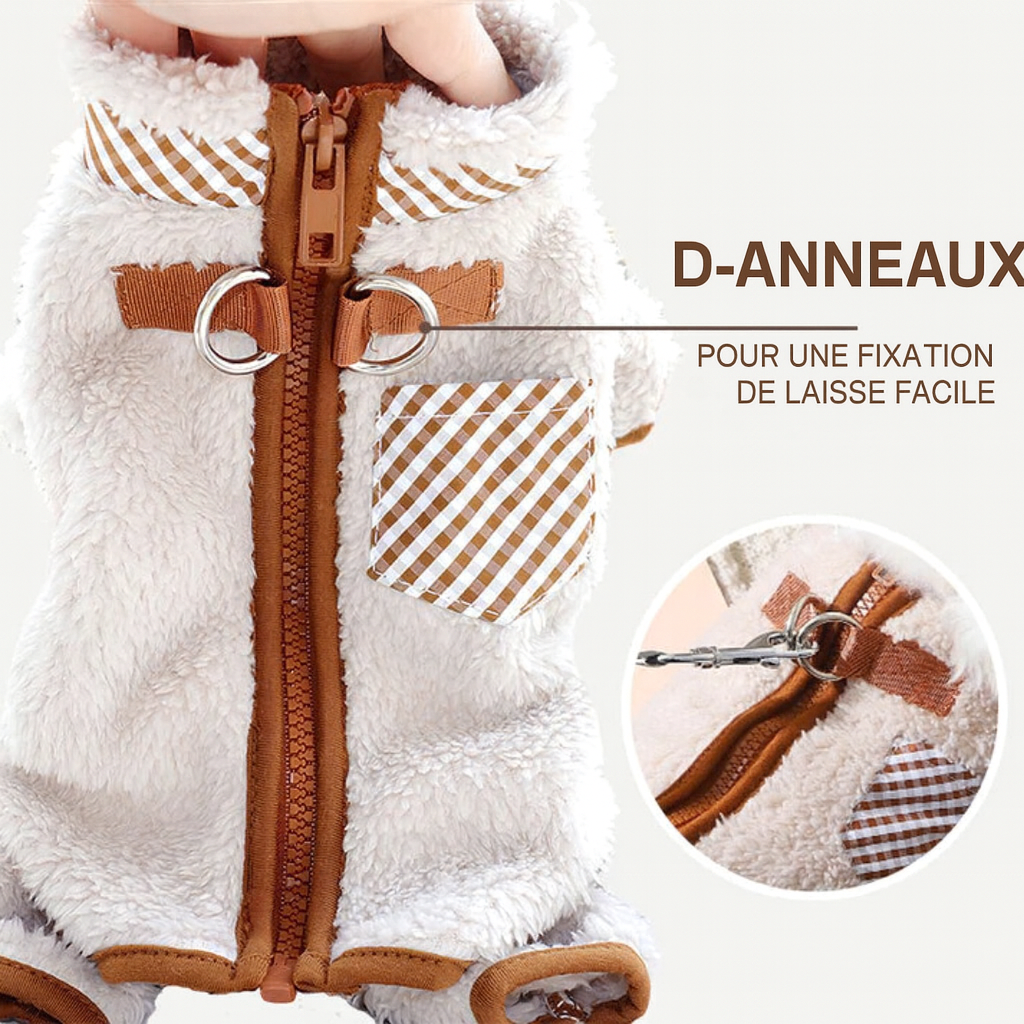 Manteau chaud pour chien pour l’hiver