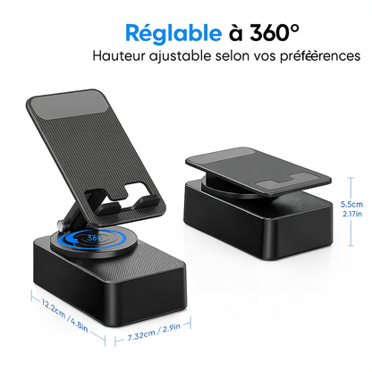 Haut-parleur Bluetooth 5-en-1 & support de téléphone