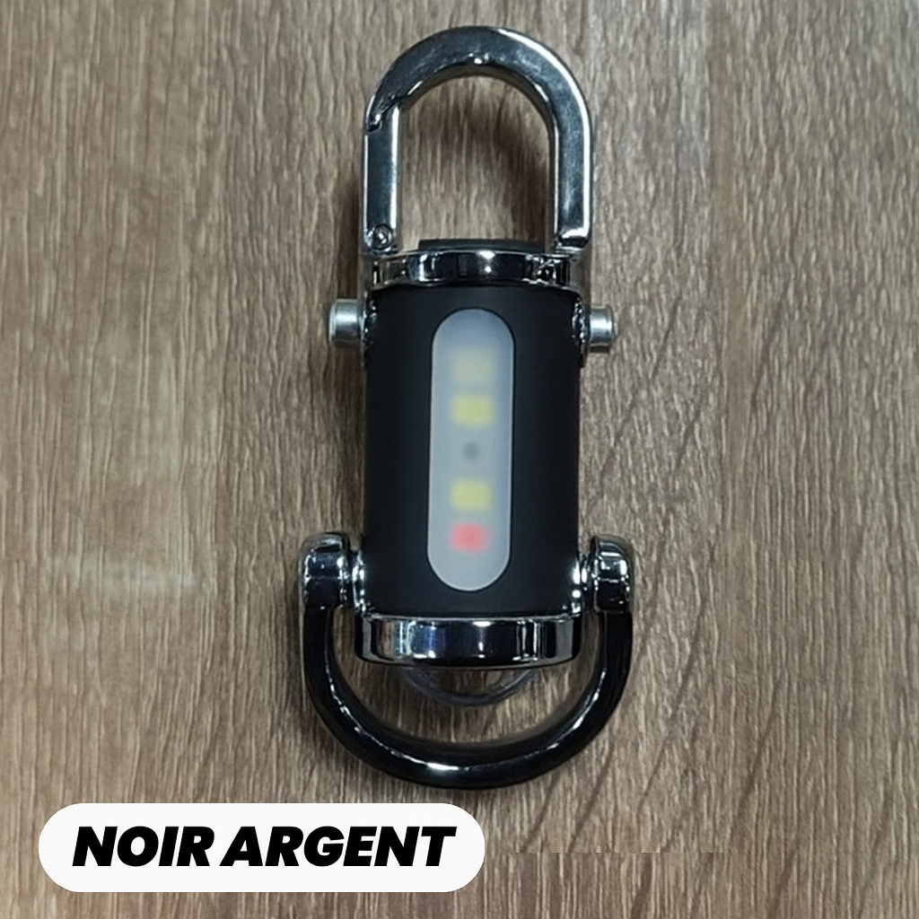 Lampe de Poche Mini Porte-Clés 1200LM – Super Lumineuse & Imperméable