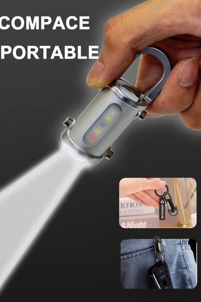Lampe de Poche Mini Porte-Clés 1200LM – Super Lumineuse & Imperméable