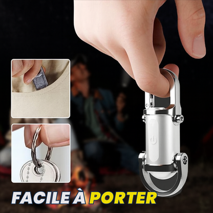 Lampe de Poche Mini Porte-Clés 1200LM – Super Lumineuse & Imperméable